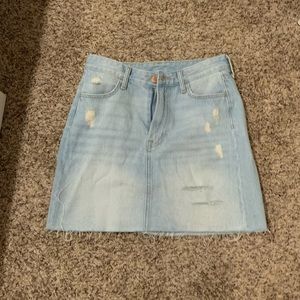 denim jean skirt